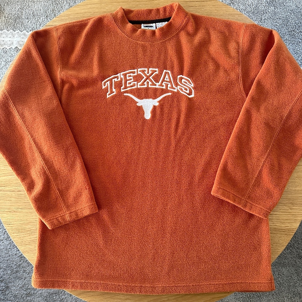 TEXAS Longhorns Fleece Sweater Size Large